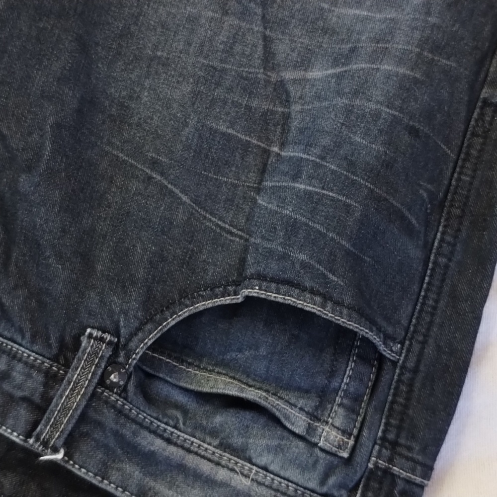 Sean John Relaxed Hamilton Fly Button Front Denim… - image 5